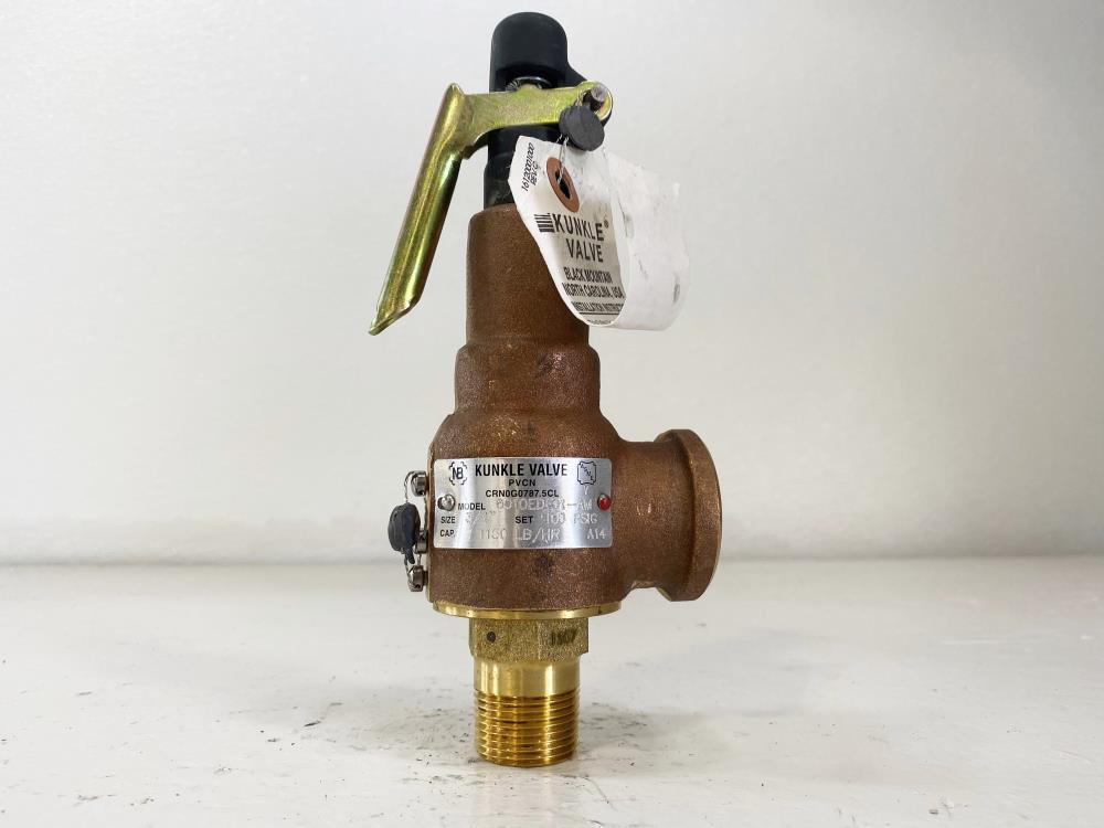 Kunkle 3/4" x 1" NPT 100# Bronze Relief Valve 6010EDE01-AM